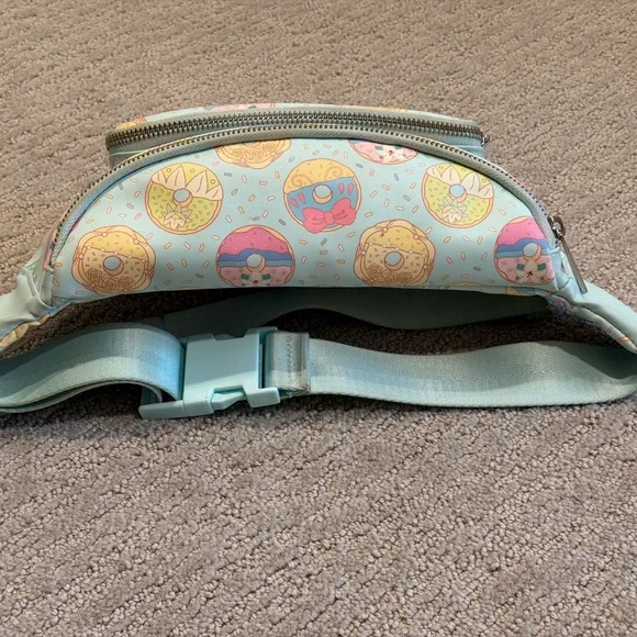Disney Loungefly Donut Waist Bag - Mint, Pink, Yellow - Picture 4 of 16